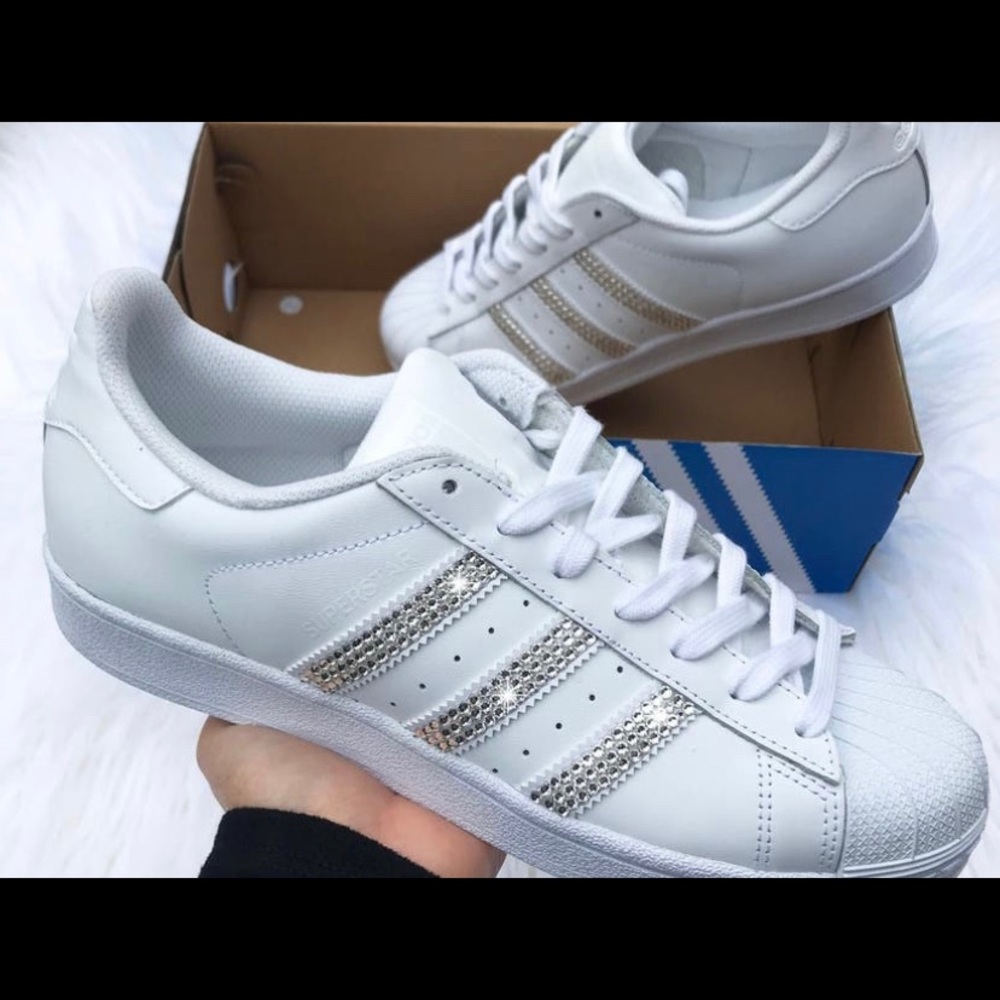 New! Adidas Superstar with Swarovski Crystals
